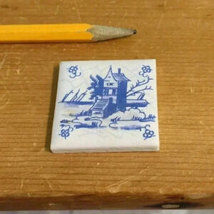 Chocolate  Delft tile